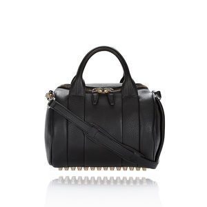 Alexander Wang Rockie - Soft Black with Gold hardware